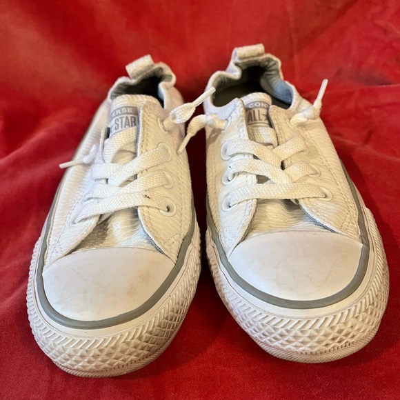 Converse Chuck Taylor slip on all white sneaker tennis shoe, women’s size‎ 6 - Picture 11 of 11